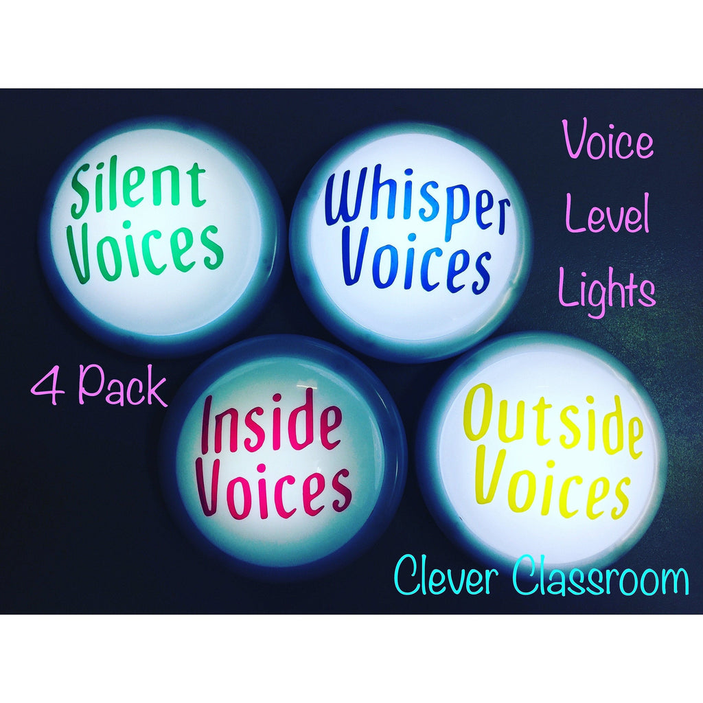IN STOCK!! - Voice Level Board Display - Tap / Touch / Push Lights - For Classroom Use.