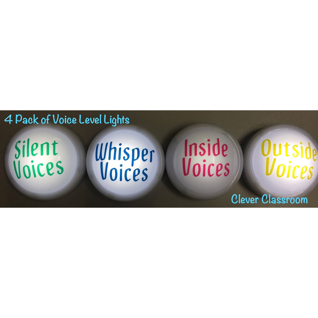 IN STOCK!! - Voice Level Board Display - Tap / Touch / Push Lights - For Classroom Use.