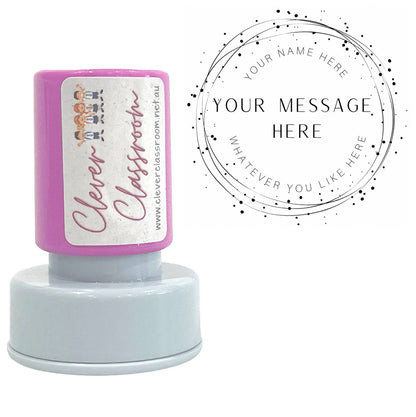 Custom Logo Stamp - Personalised Pre-inked 30mm Stamp