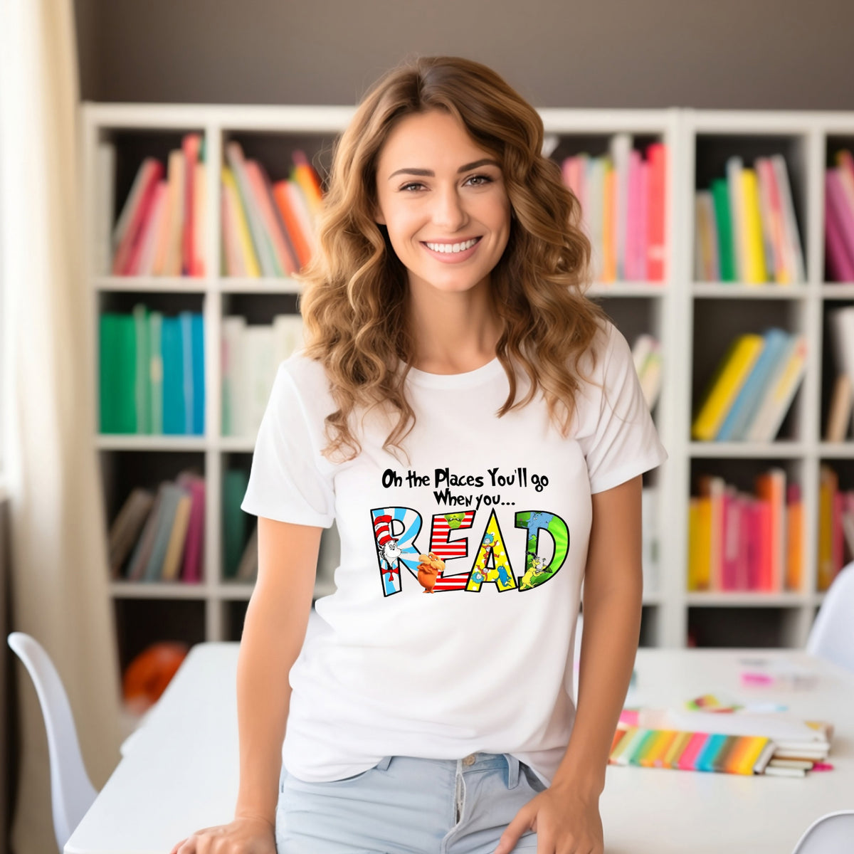 Teacher T-shirt - Oh the places you&