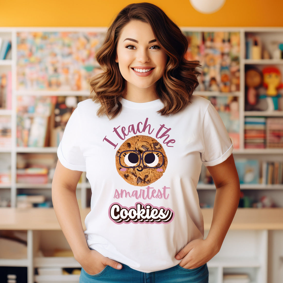 Teacher T-shirt - I teach the smartest cookies
