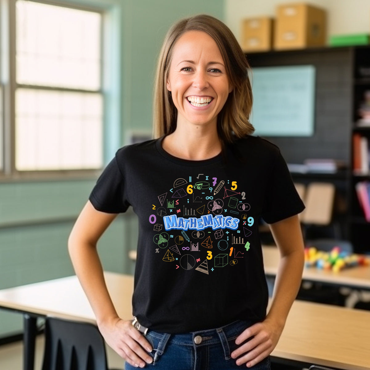 Teacher T-shirt - Maths Day - Mathematics Busy