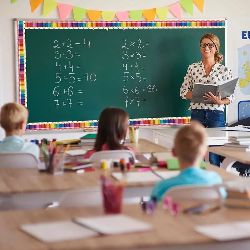 Pencils Adhesive Classroom Border Roll