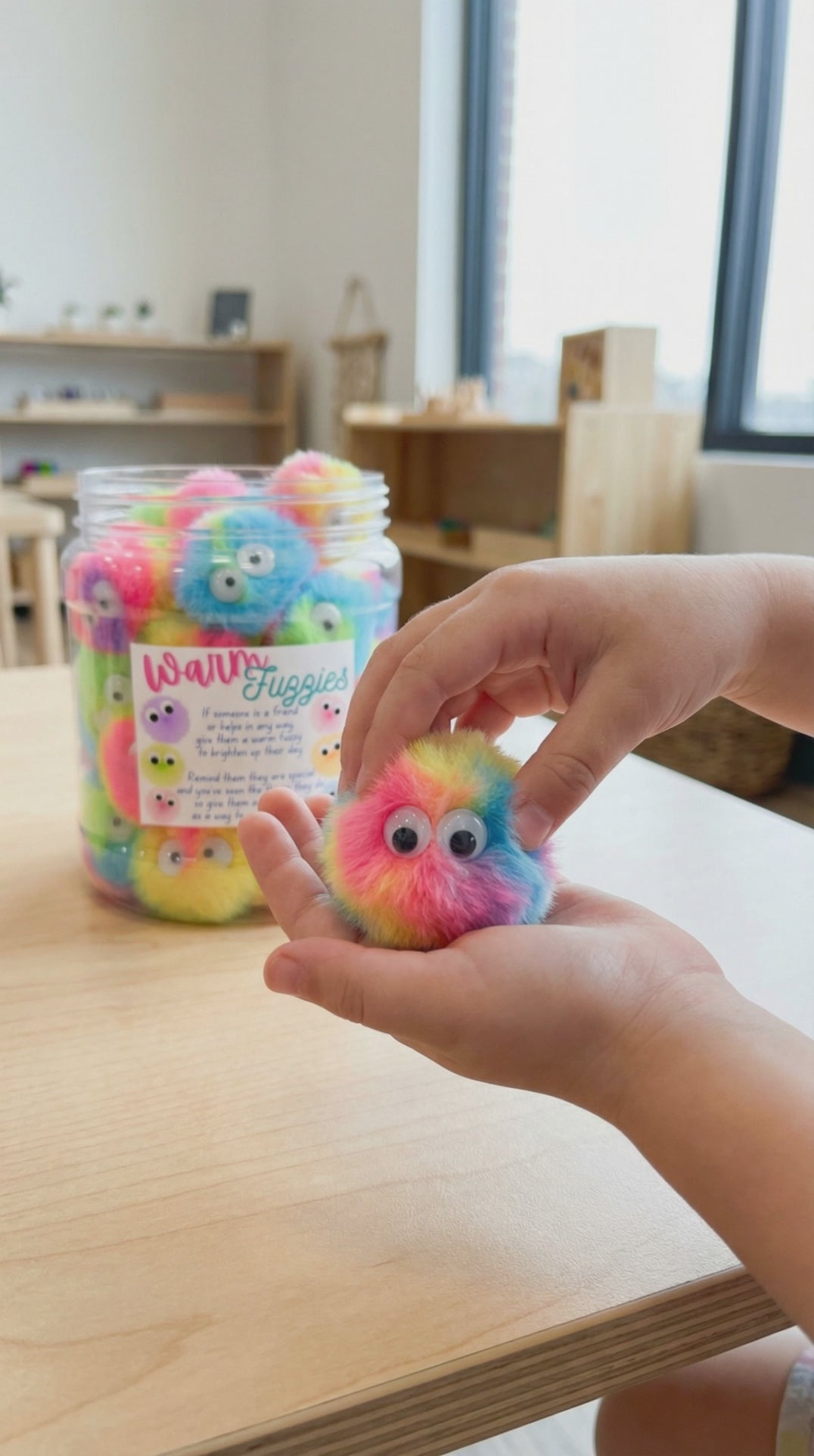 Rainbow Warm Fuzzies - Jar of 30 Warm Fuzzies