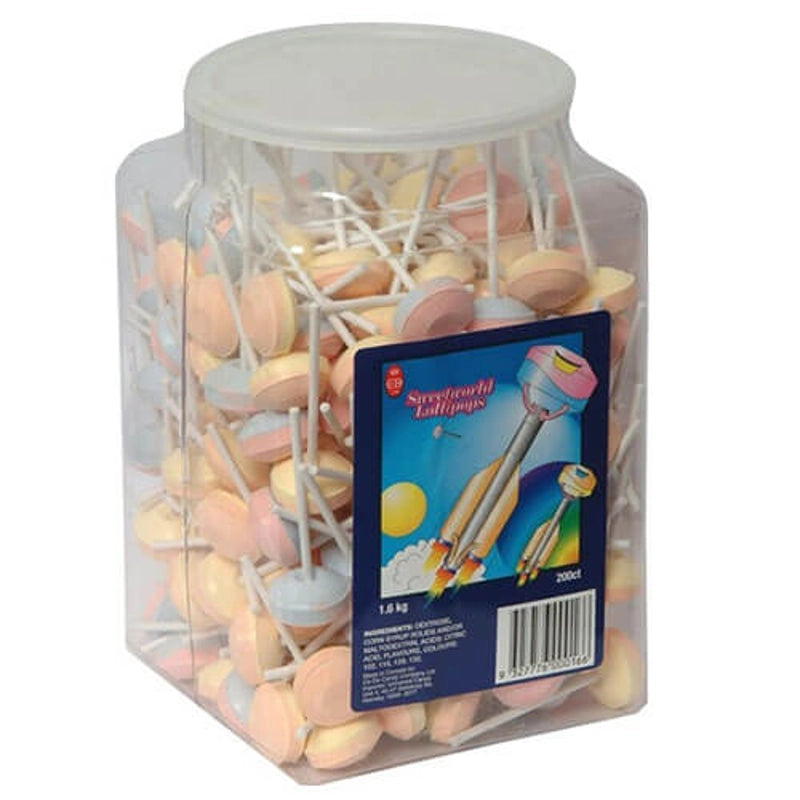 Sweetworld Lollipops - Jar of 200
