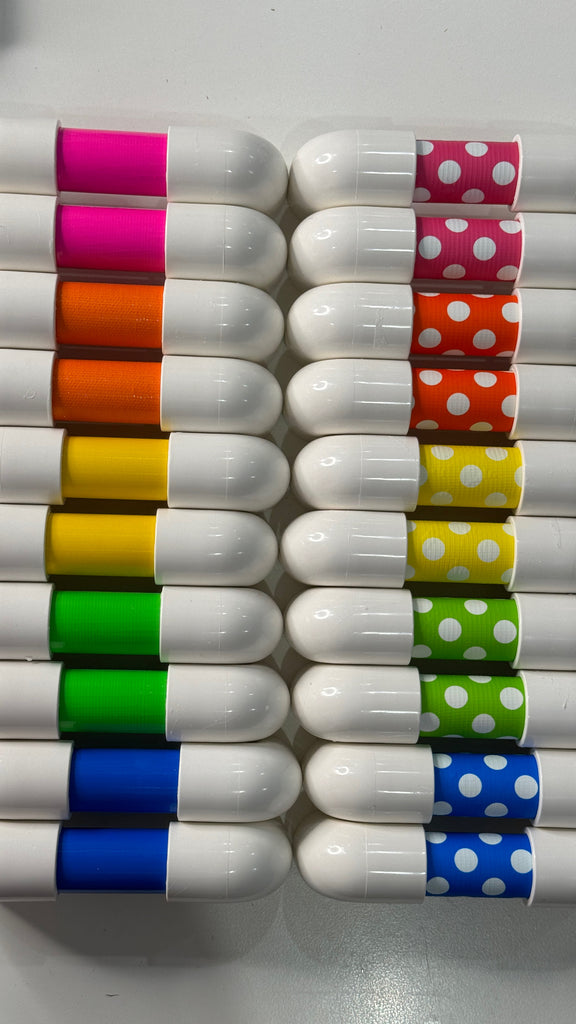 10 Pack Bright and Polka Dots Whisper Phones