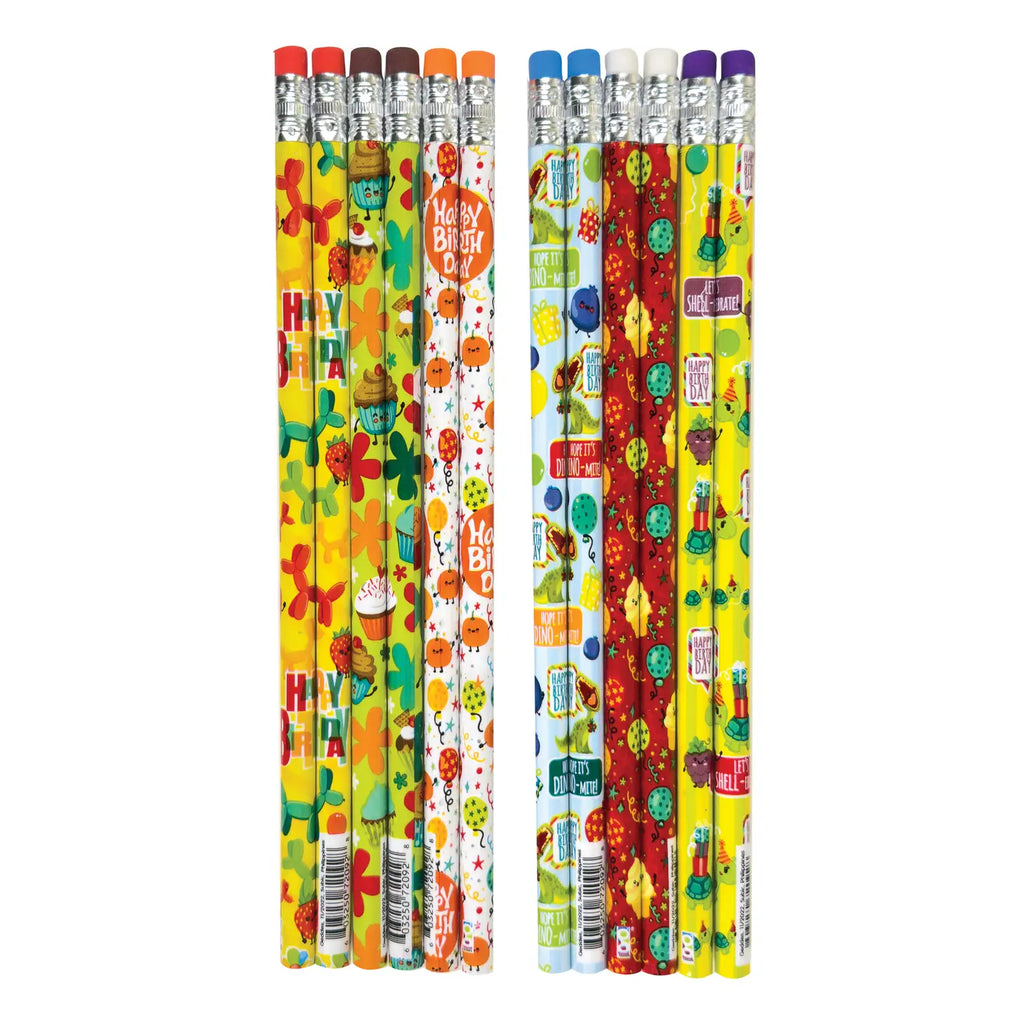 Wacky Whiffs Scratch n Sniff Scented Happy Birthday Pencils
