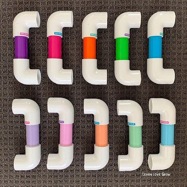 Light Gray 10 Pack Bright and Pastel Colours Whisper Phones