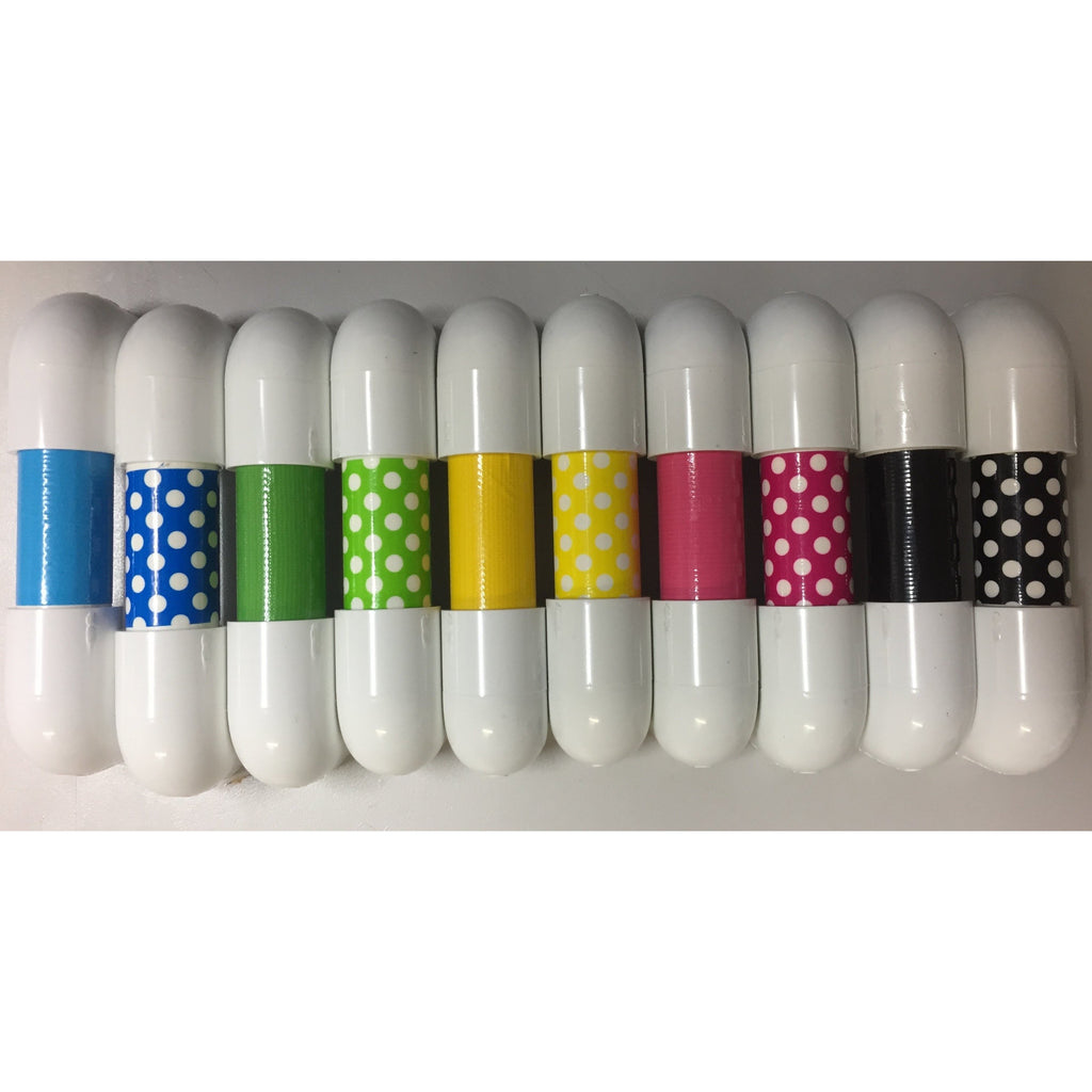 Gray 10 Pack Bright and Polka Dots Whisper Phones