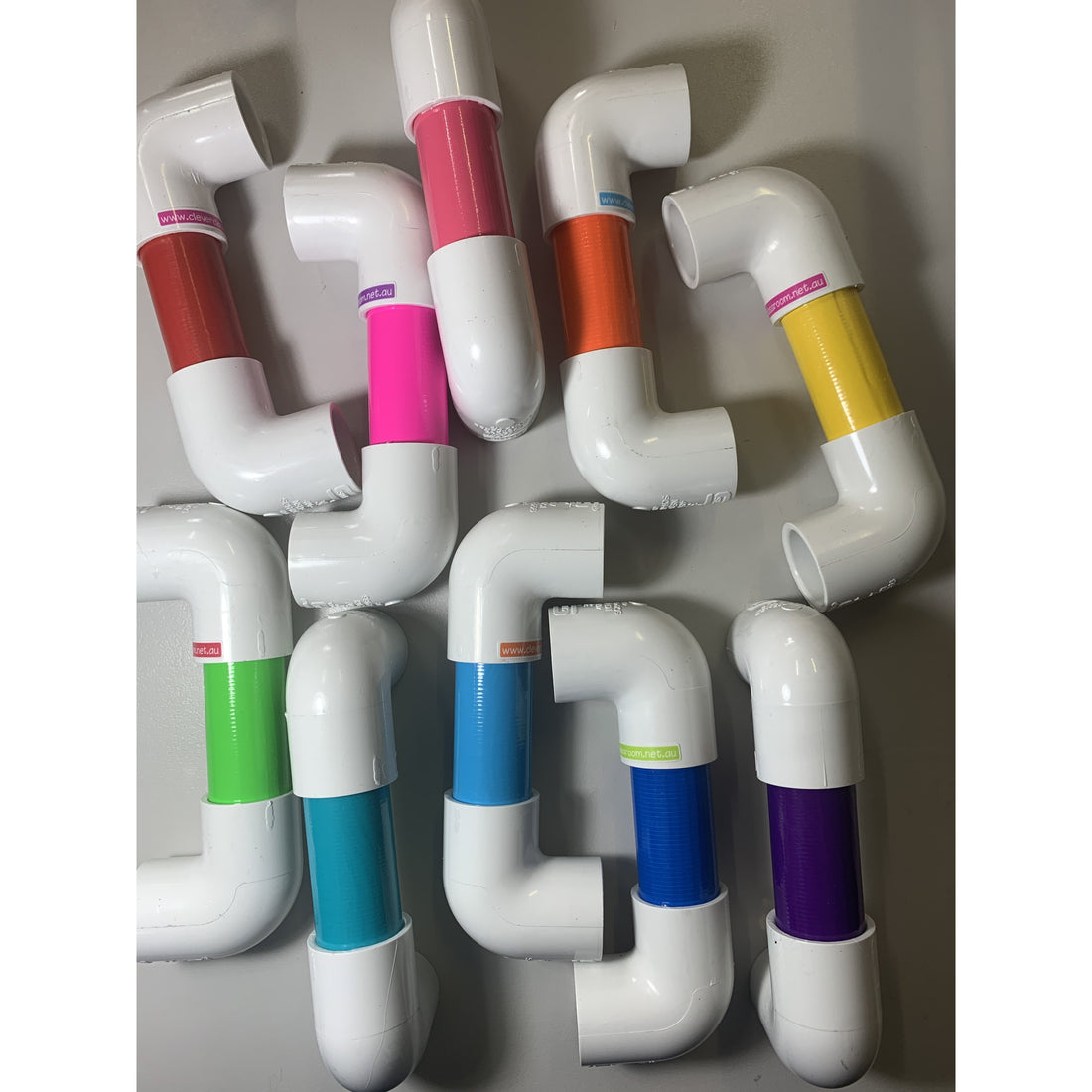 Dark Gray 10 Pack Bright Colours Whisper Phones