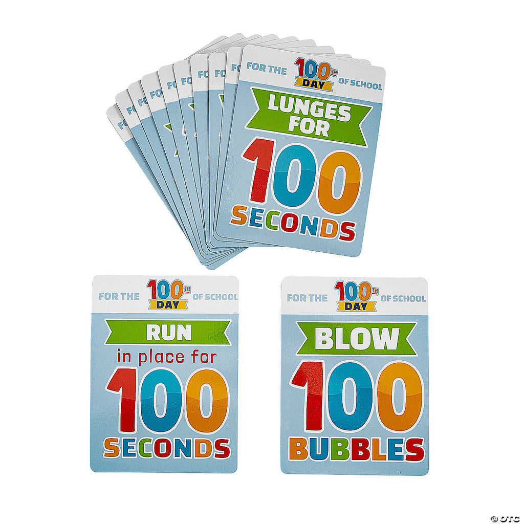 NEW! 100 days of school Activity Cards Pack