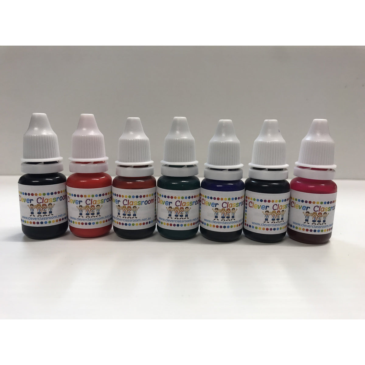 10mL oil-based ink for pre-inked stamps. – Clever Classroom