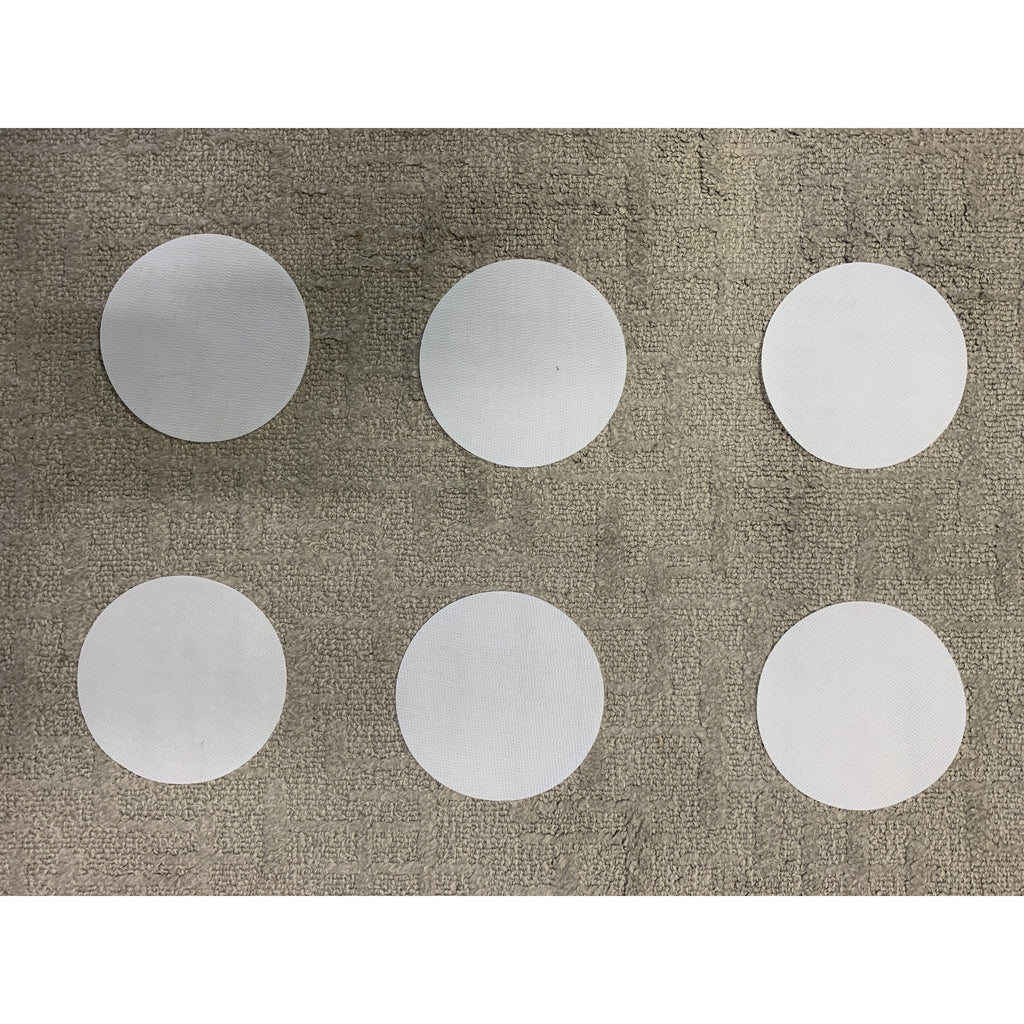 Slate Gray 12 All White -  Clever Spots Classroom Place Markers