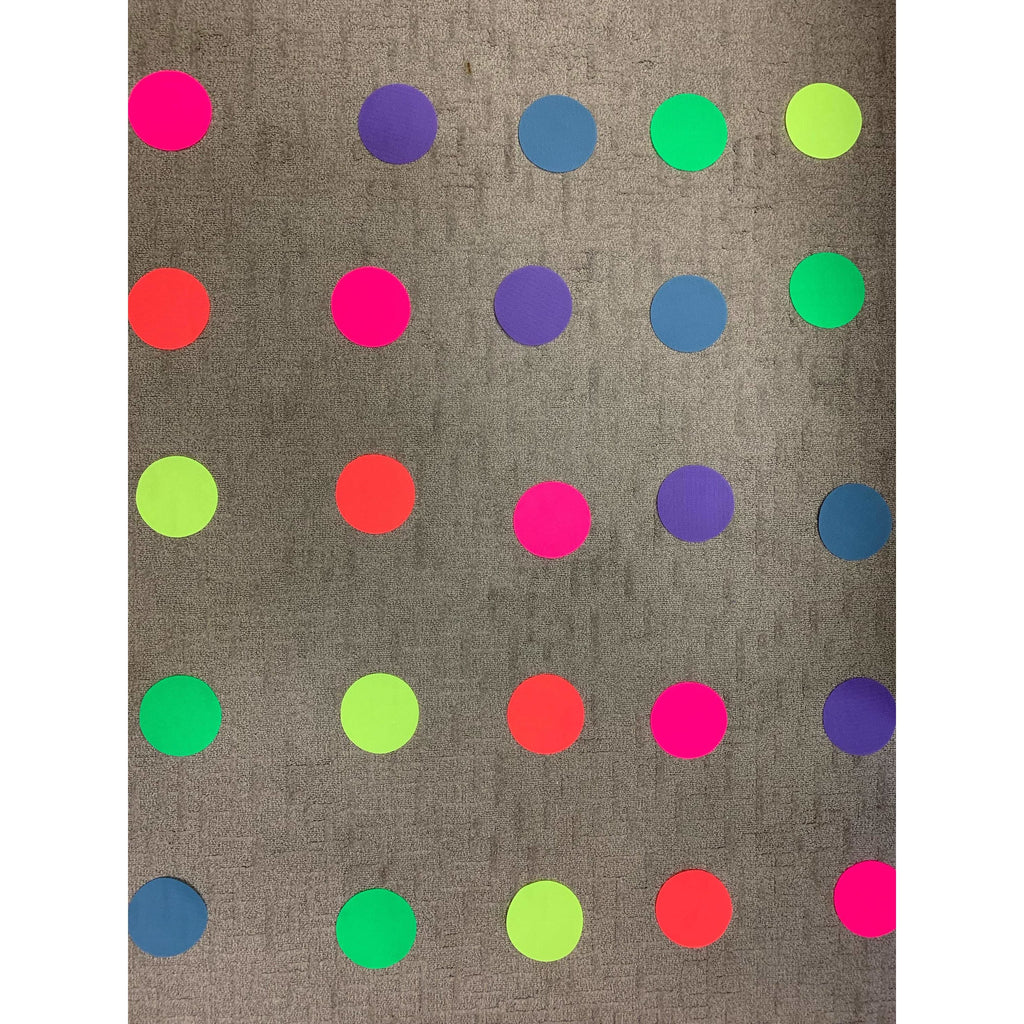 12 Pack Neon Colours -  Clever Spots Classroom Place Markers - Clever Classroom