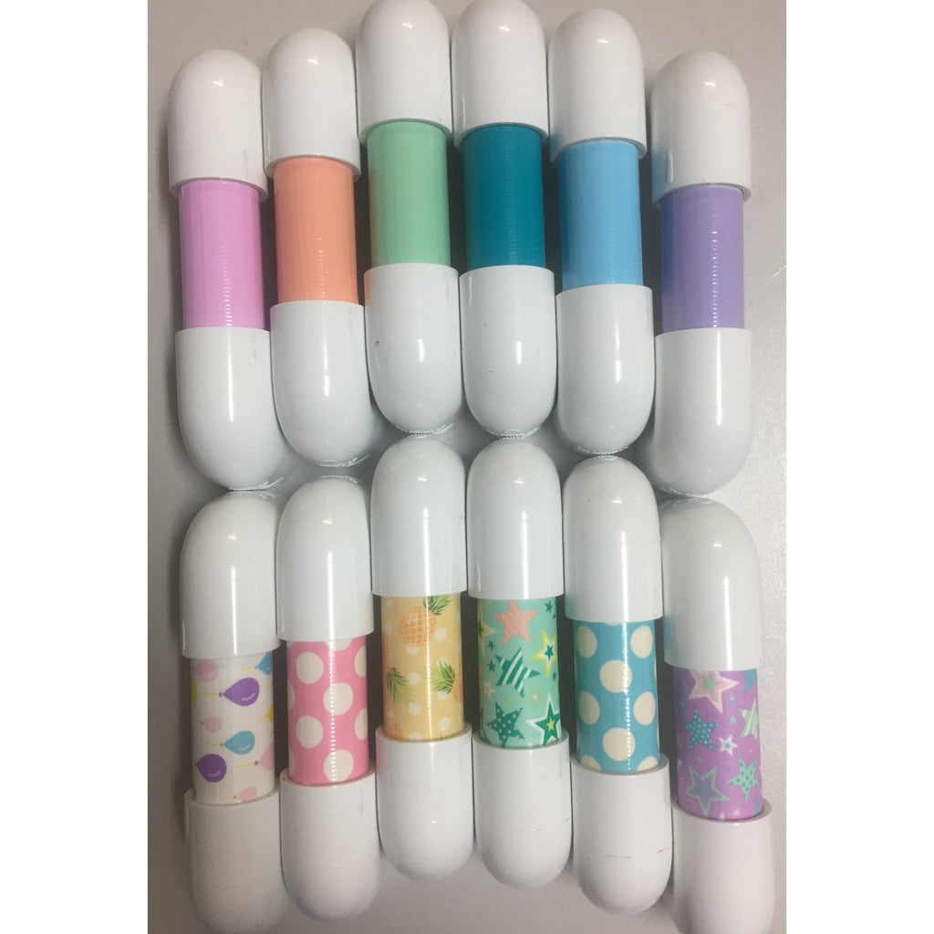 Gray 12 Pack Pastel and Patterns Whisper Phones