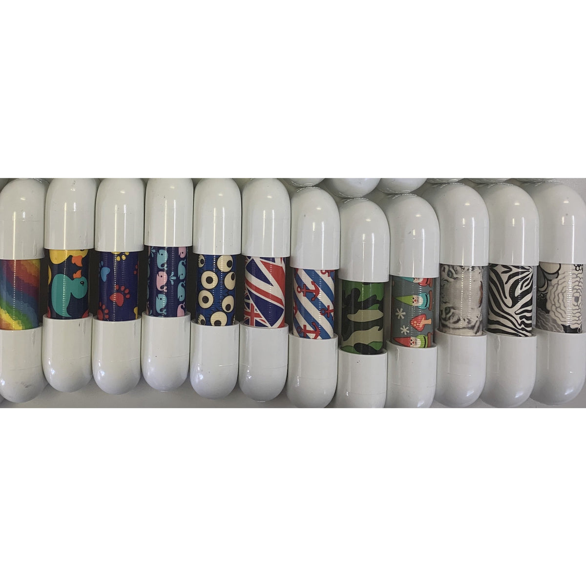 Dark Gray 12 Pack Patterns Whisper Phones