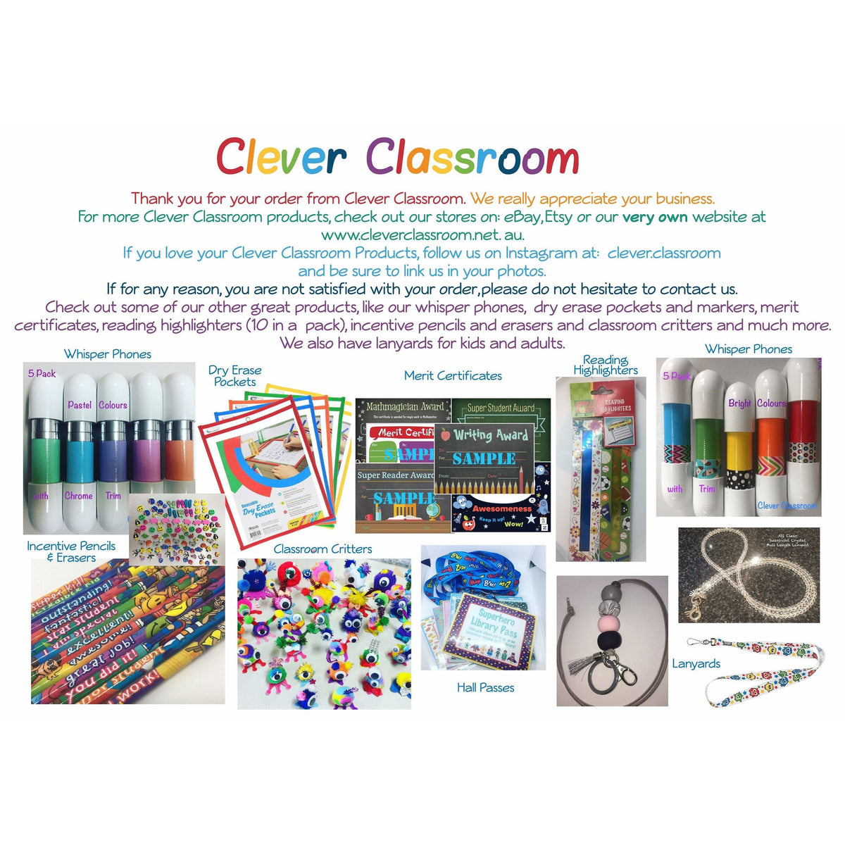14cm Aus Made Classroom Table SQUARES Dry Erase Square Decals - Clever Classroom