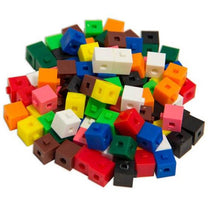 1cm Interlocking cubes for maths games and activities – Clever Classroom