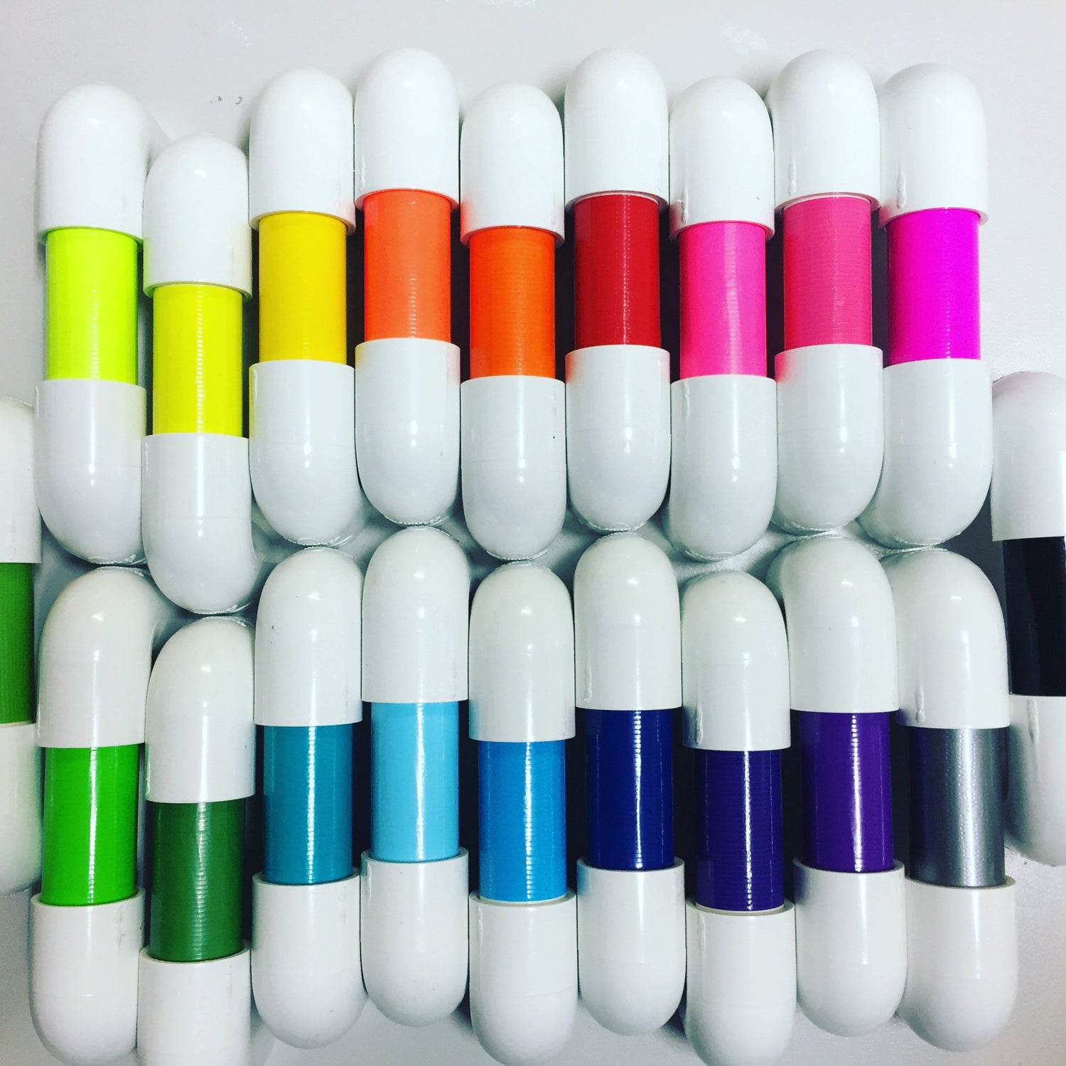 Light Gray 20 Pack All Bright Colours Whisper Phones
