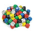 Light Gray 22mm coloured dice 6 sided bright colours dice