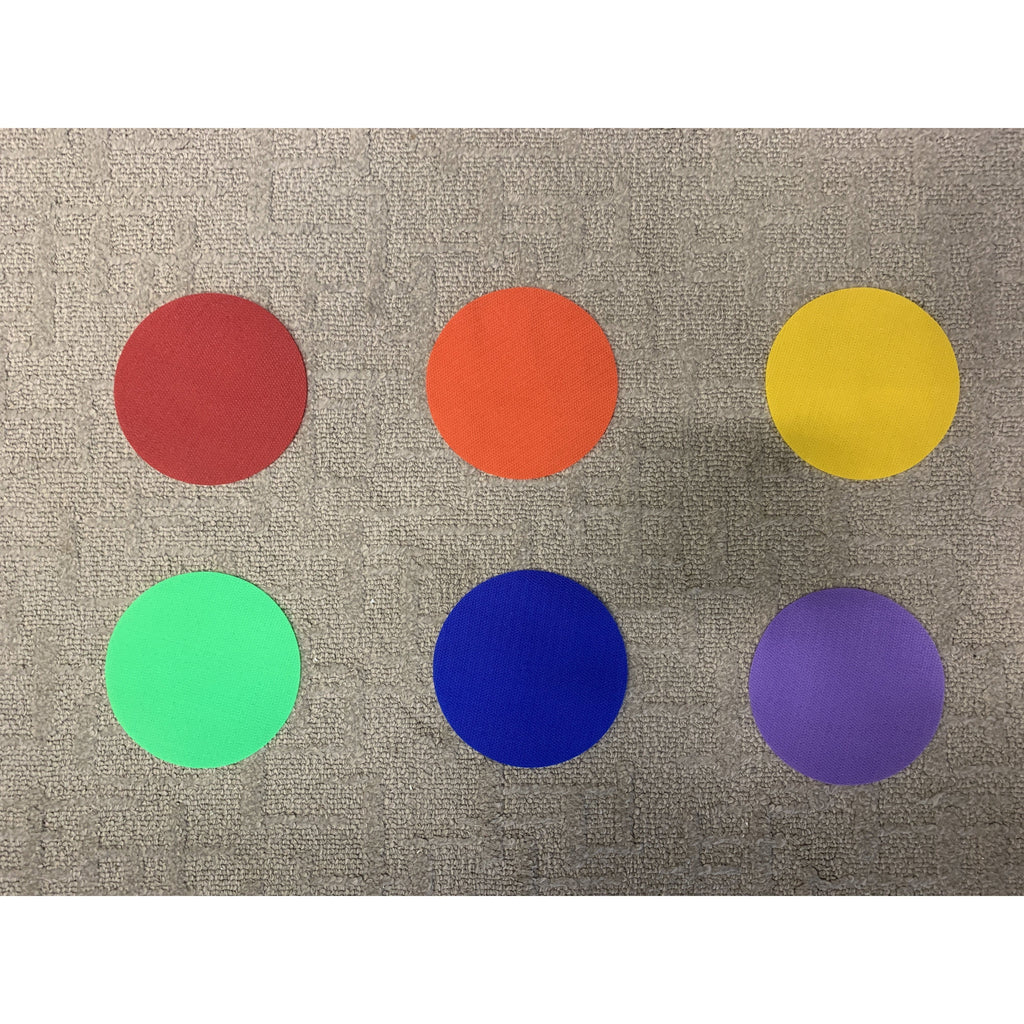 Rosy Brown 24 Pack Bright Colours -  Clever Spots Classroom Place Markers
