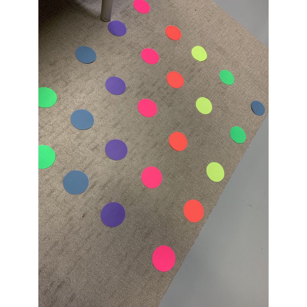 cleverclassroom-net-au - 24 Pack Neon Colours -  Clever Spots Classroom Place Markers - Clever Spots