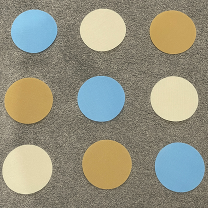 Dim Gray NEW!! 30 Boho BLUE Colours -  Clever Spots Classroom Place Markers