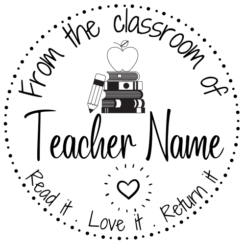 Gray NEW! From the classroom of...  Personalised Teacher Stamp Self-inking 40mm round