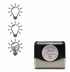 Dark Gray 2 glows and a grow Teacher Stamp Self-inking 18 x 54mm