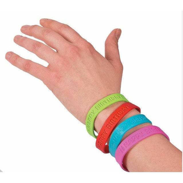 cleverclassroom-net-au - 30 Pack Happy Birthday Bracelets - Happy Birthday