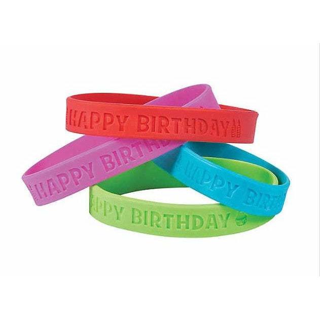 cleverclassroom-net-au - 30 Pack Happy Birthday Bracelets - Happy Birthday