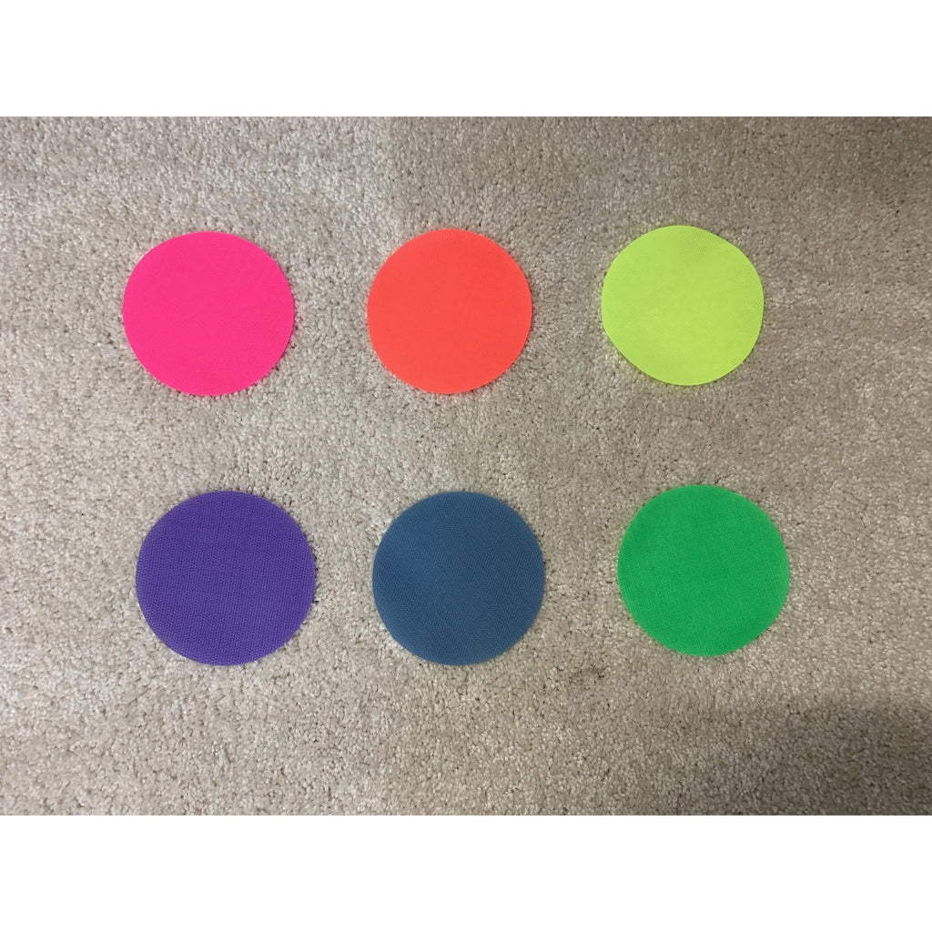 30 Pack Neon Colours -  Clever Spots Classroom Place Markers - Clever Classroom
