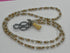 Dark Gray Bling Lanyard Pearl and Crystal Lanyard - Choose your colours