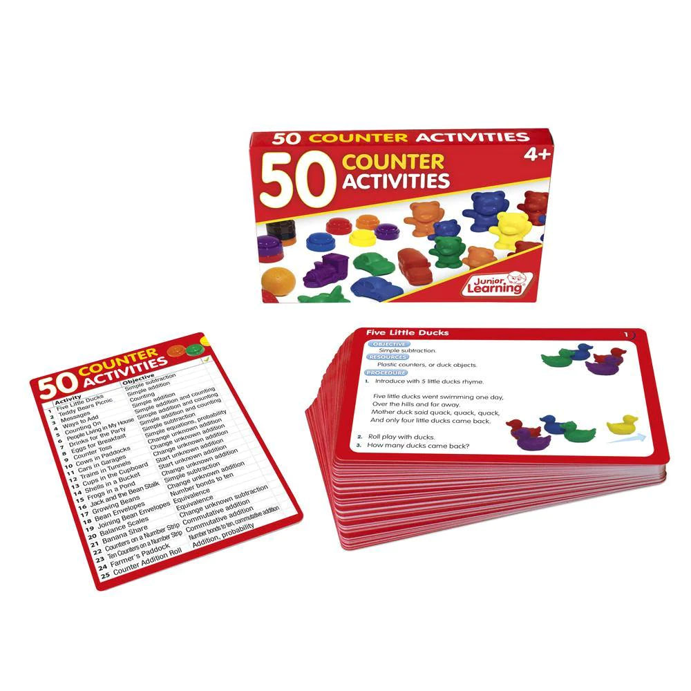 Antique White 50 Counter Activities