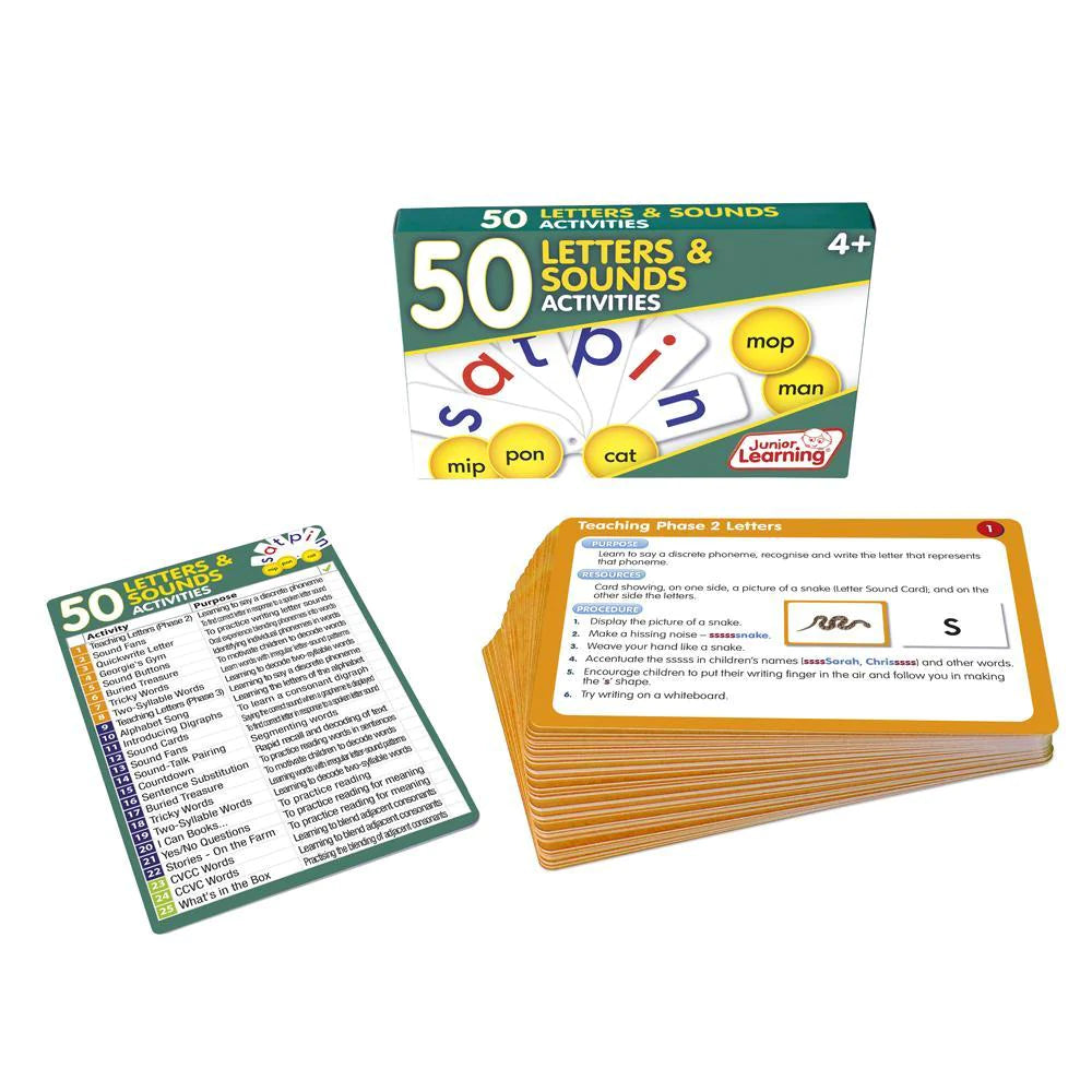 Dark Slate Gray 50 Letters &amp; Sounds Activities