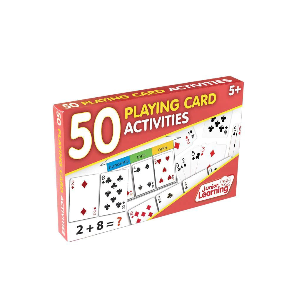 Light Coral 50 Playing Card Activities