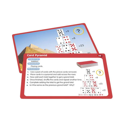 Light Gray 50 Playing Card Activities