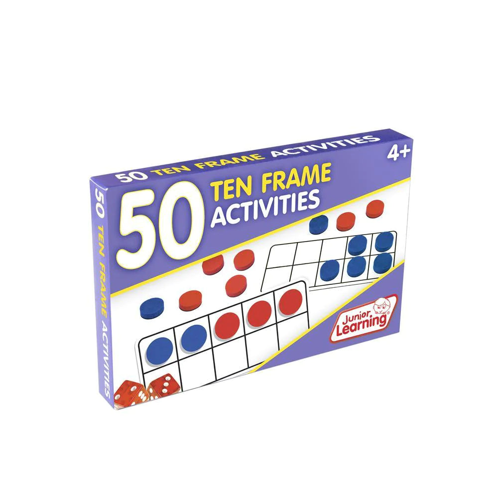 Light Slate Gray 50 Ten Frame Activities