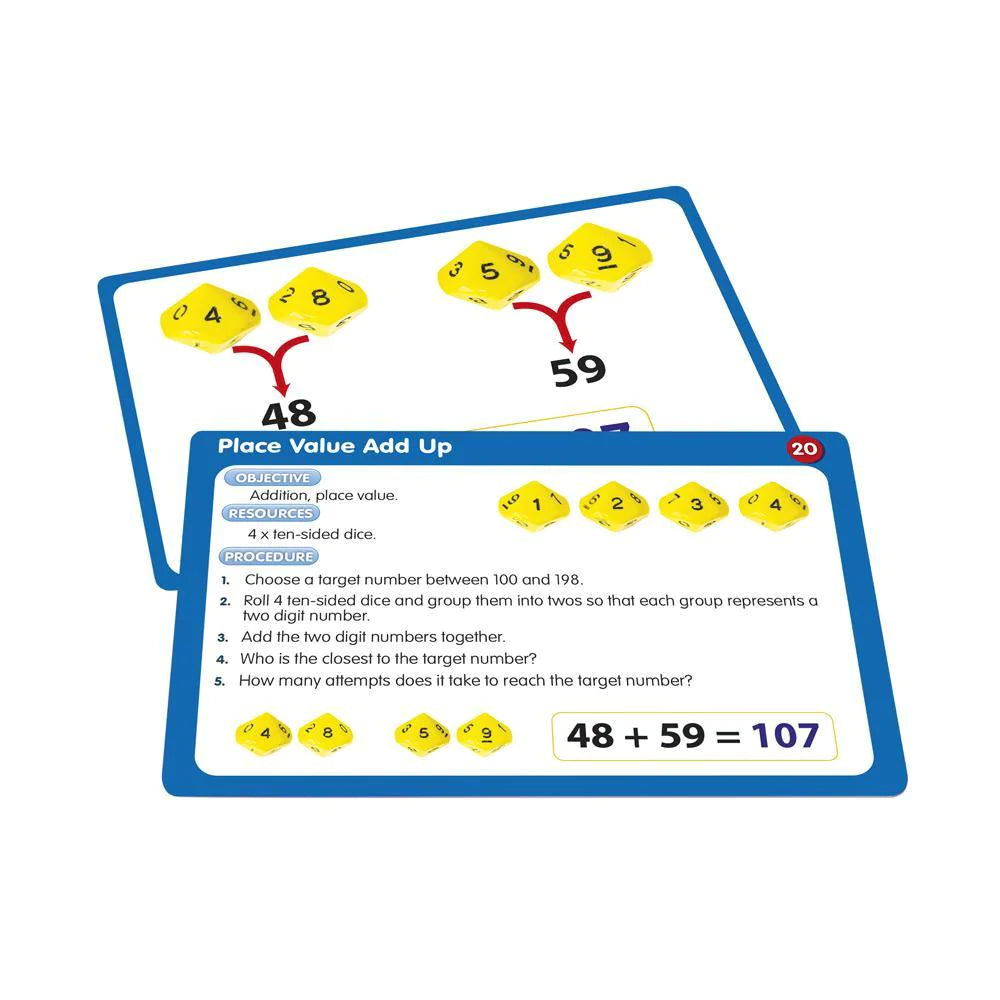 Dark Cyan 50 Dice Activities