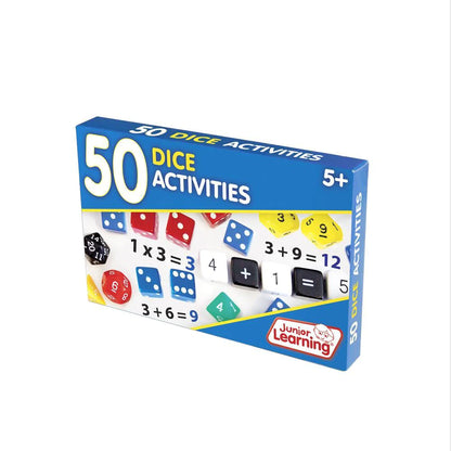 Steel Blue 50 Dice Activities