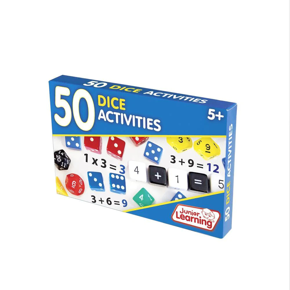 Steel Blue 50 Dice Activities