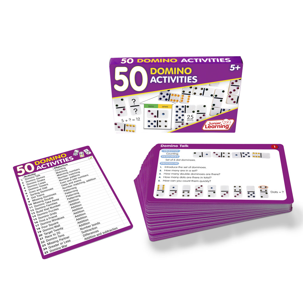 Light Gray 50 Domino Activities