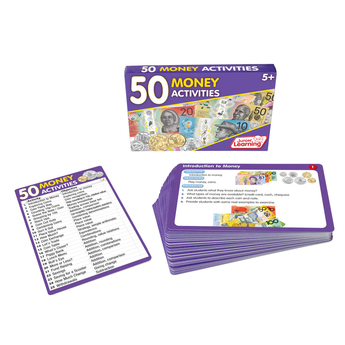 Light Slate Gray 50 Money Activities