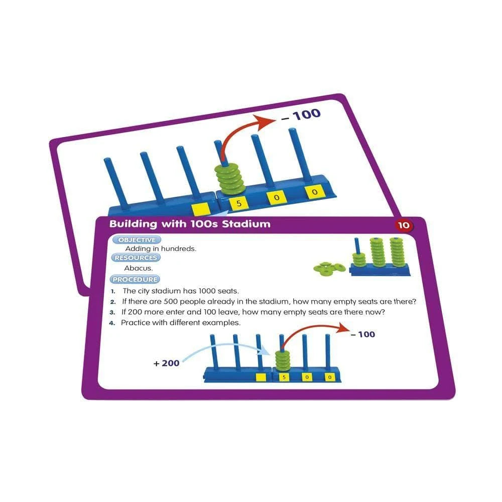 Dark Magenta 50 Place Value Activities