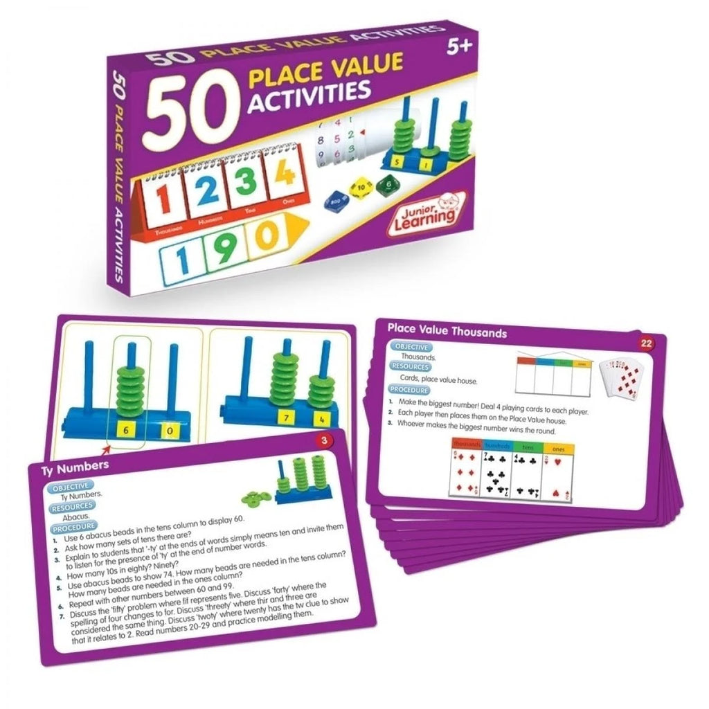 Antique White 50 Place Value Activities