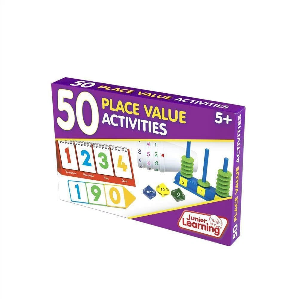 Dark Magenta 50 Place Value Activities