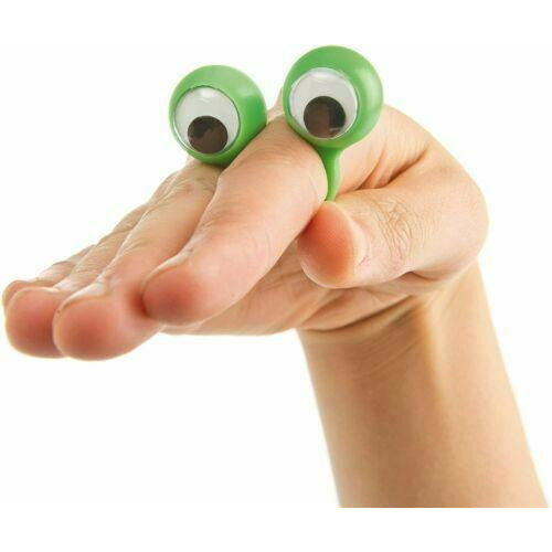 Tan 5cm Large Googly Eyes Finger Puppets Peepers Classroom reading toy resource