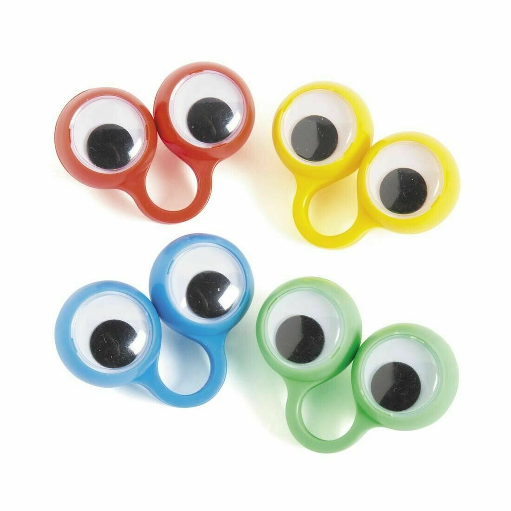 Light Gray 5cm Large Googly Eyes Finger Puppets Peepers Classroom reading toy resource
