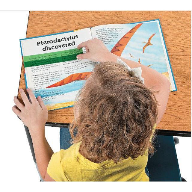 cleverclassroom-net-au - 6 Pack Highlight Reading Strips - Early Years Reading Tool - Reading Highlighters