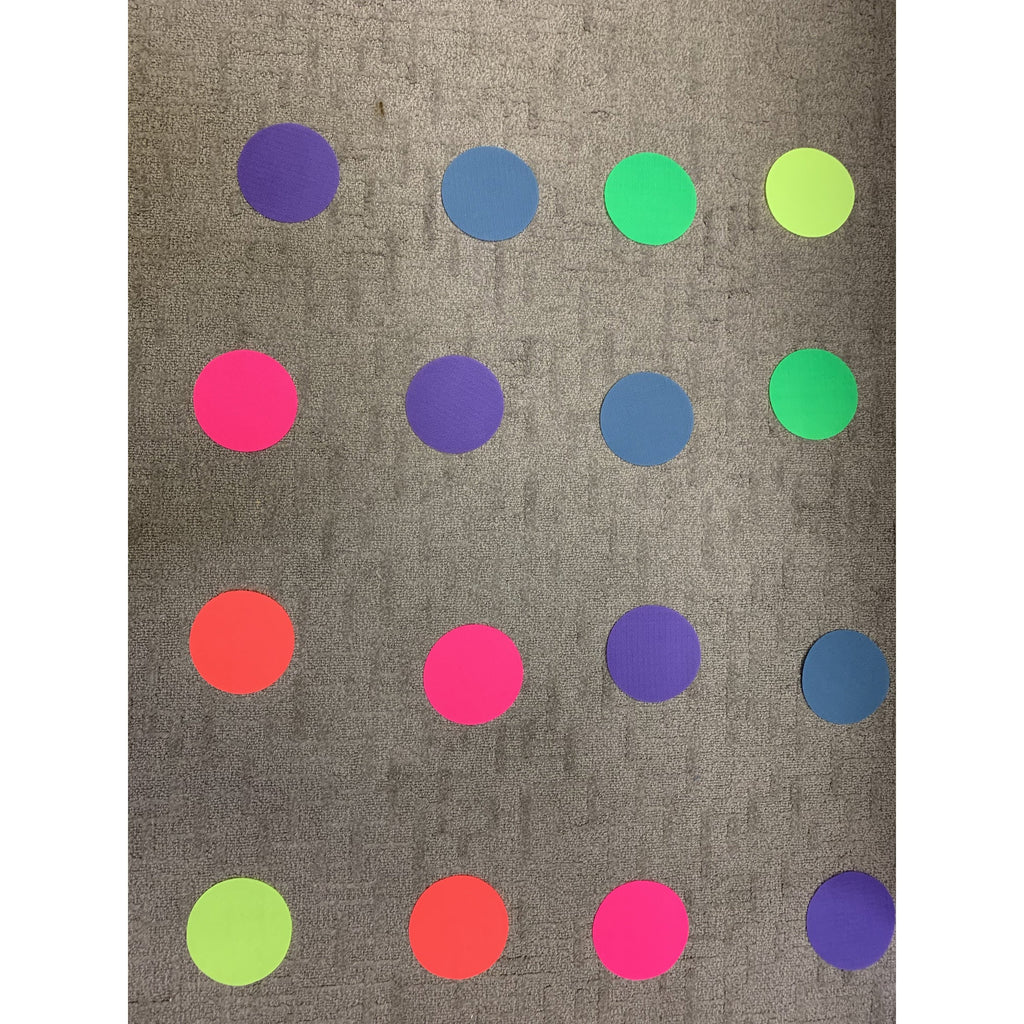 cleverclassroom-net-au - 6 Pack Neon Colours -  Clever Spots Classroom Place Markers - Clever Spots